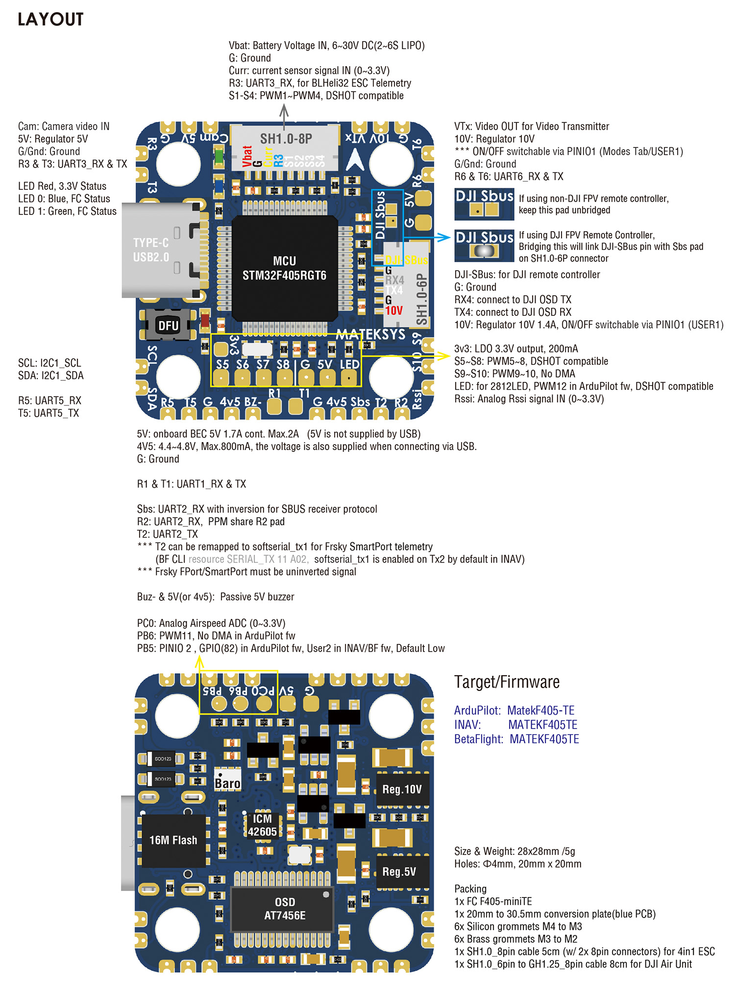F405-miniTE-1_layout F405-miniTE-1_layout